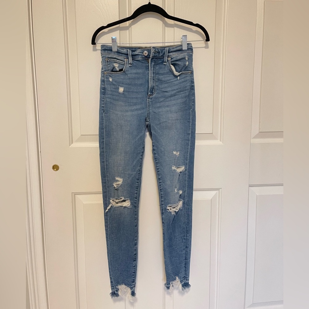 Abercrombie Simone High Rise Ankle Jean Size 25 0R
